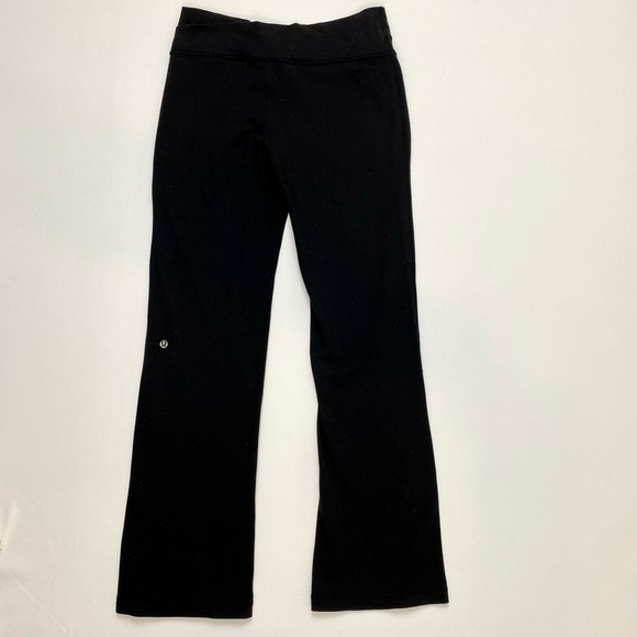 Lululemon Atletica Flared Black Yoga Pants Size 8. - Picture 3 of 7